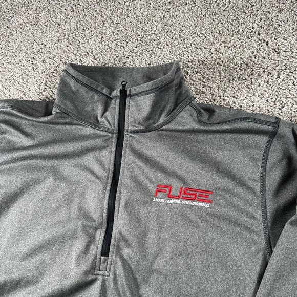 The North Face Sweater Mens Large Gray Pullover FUSE Smart Farming Synchronized - Picture 2 of 9